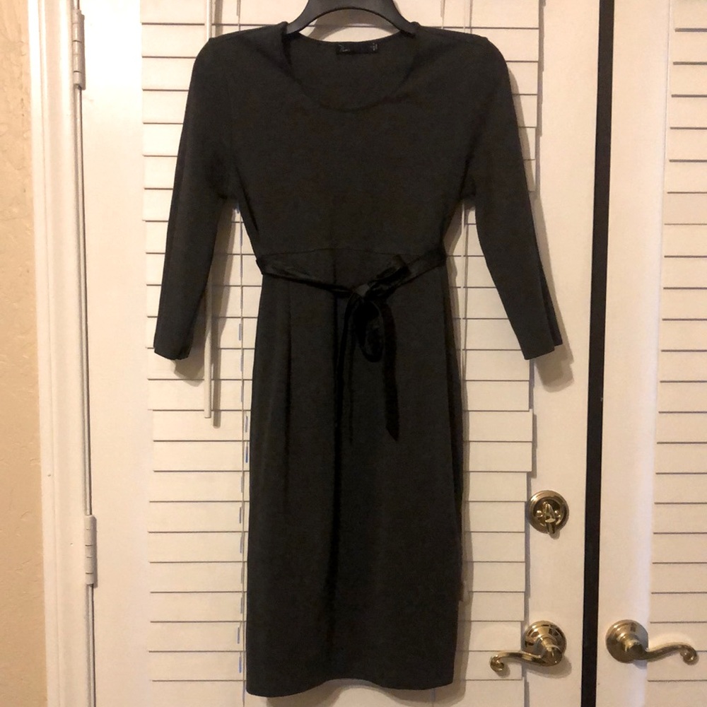 Dark charcoal maternity dress size small